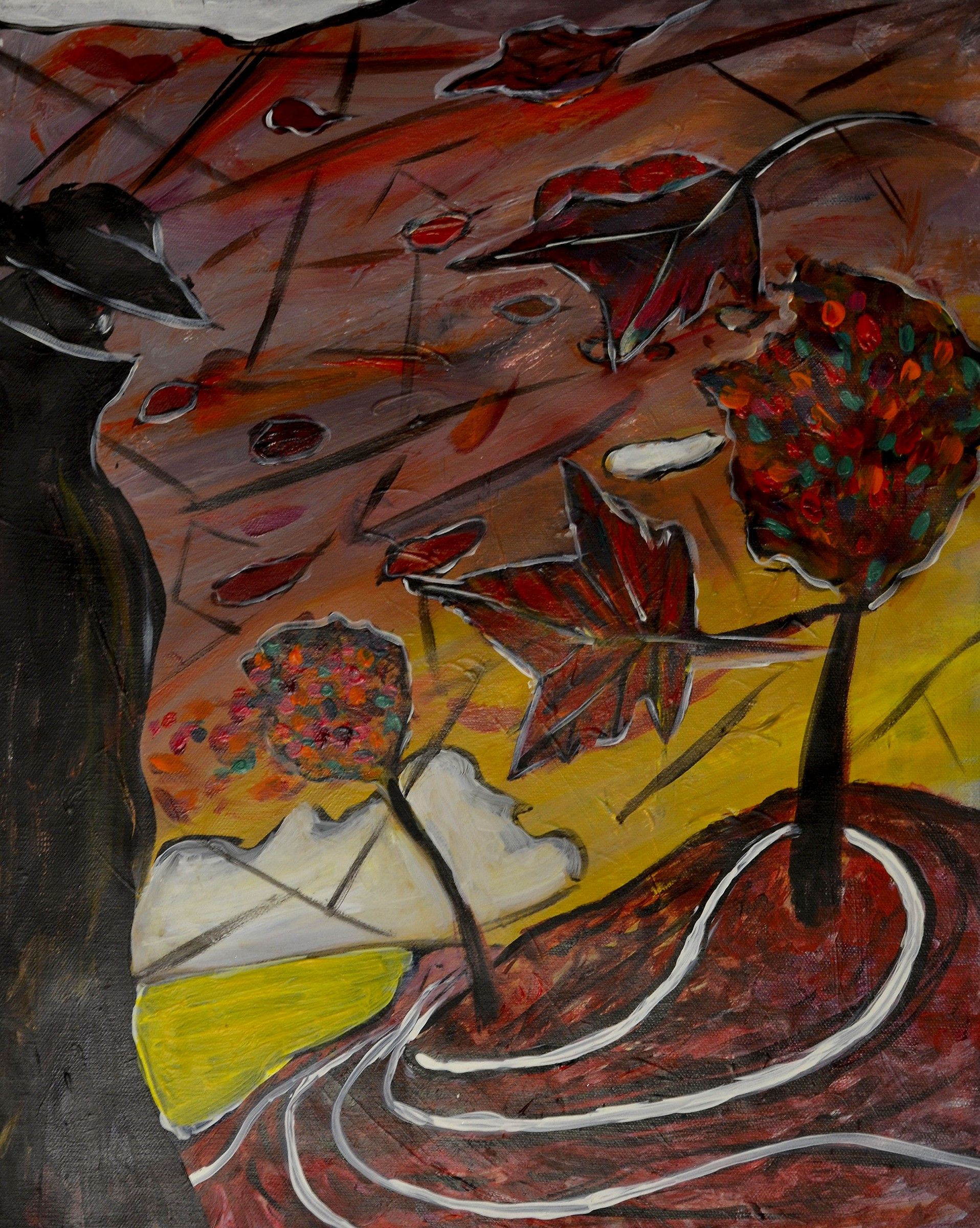 In Transition, acrylic painting